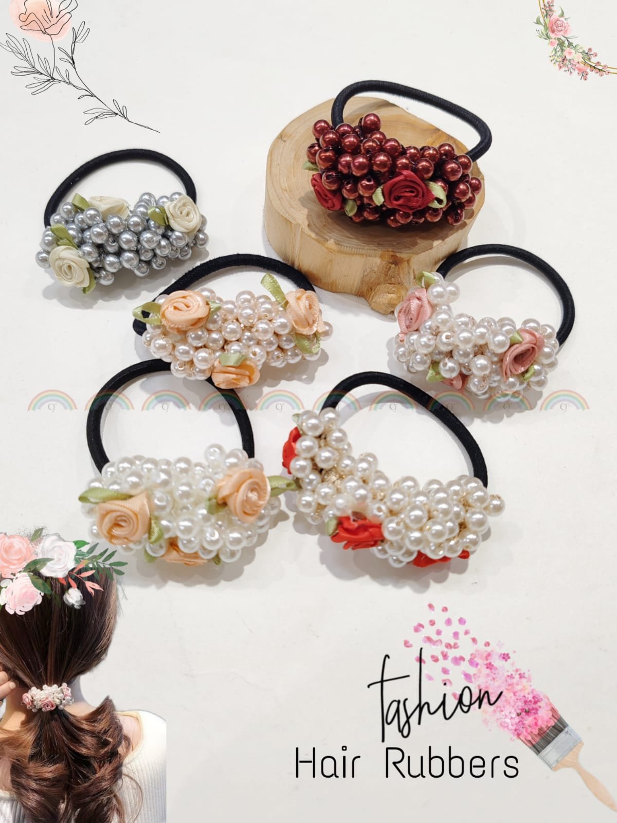 BEAUTIFUL HAIR RUBBERS!!