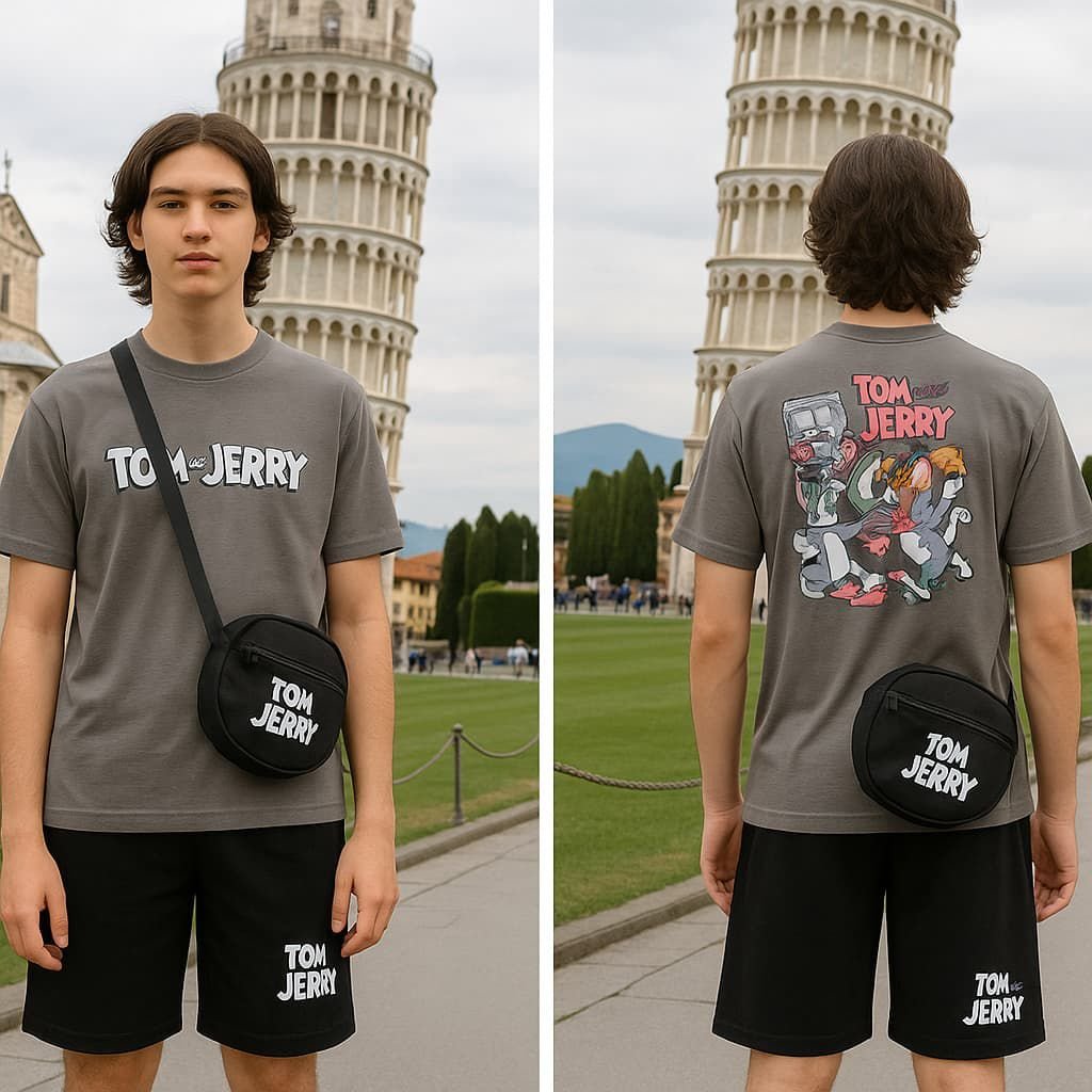 TOM & JERRY CORD SETS WITH BAG