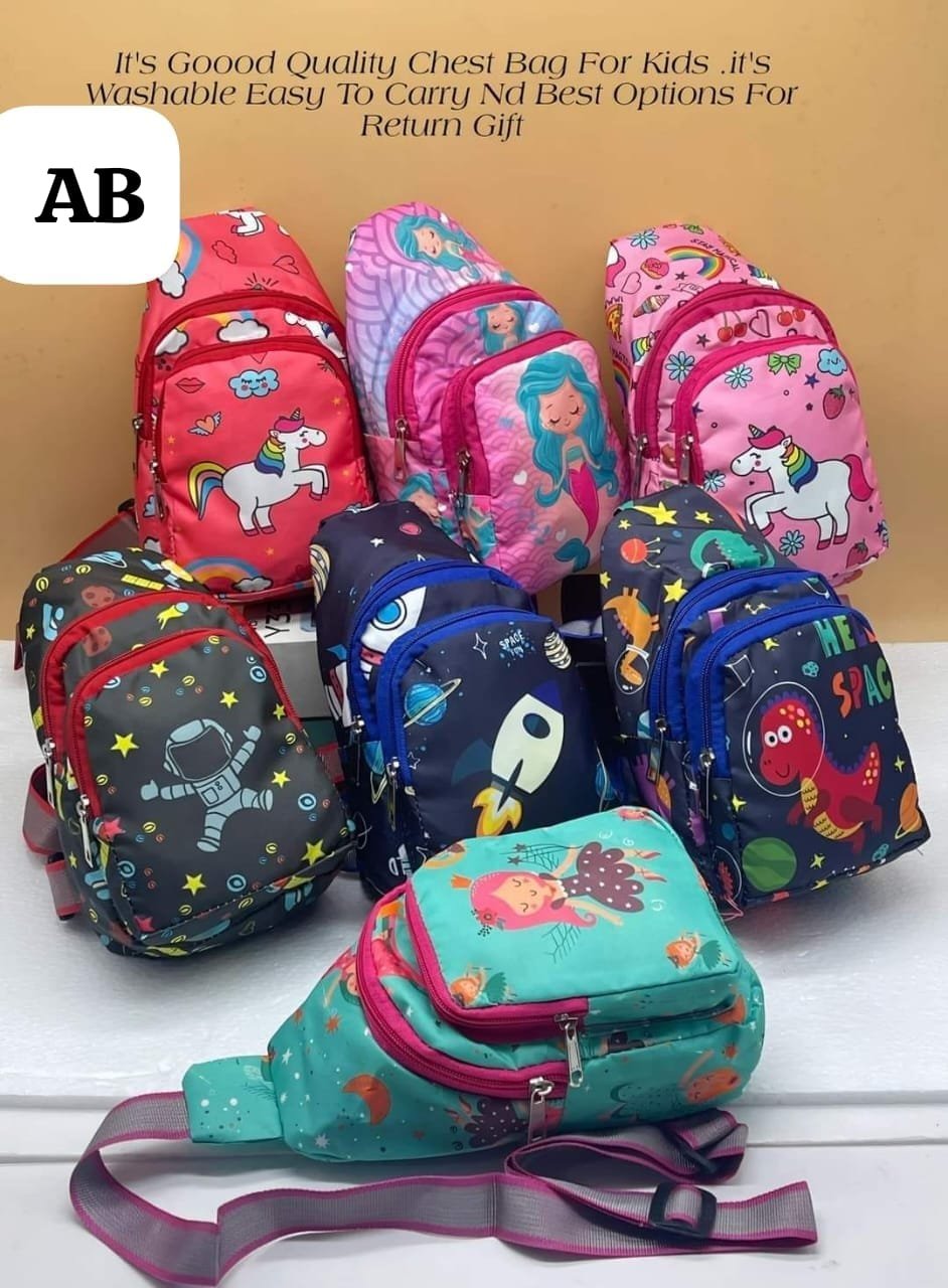 Printed chest pouches ( moq 12) 