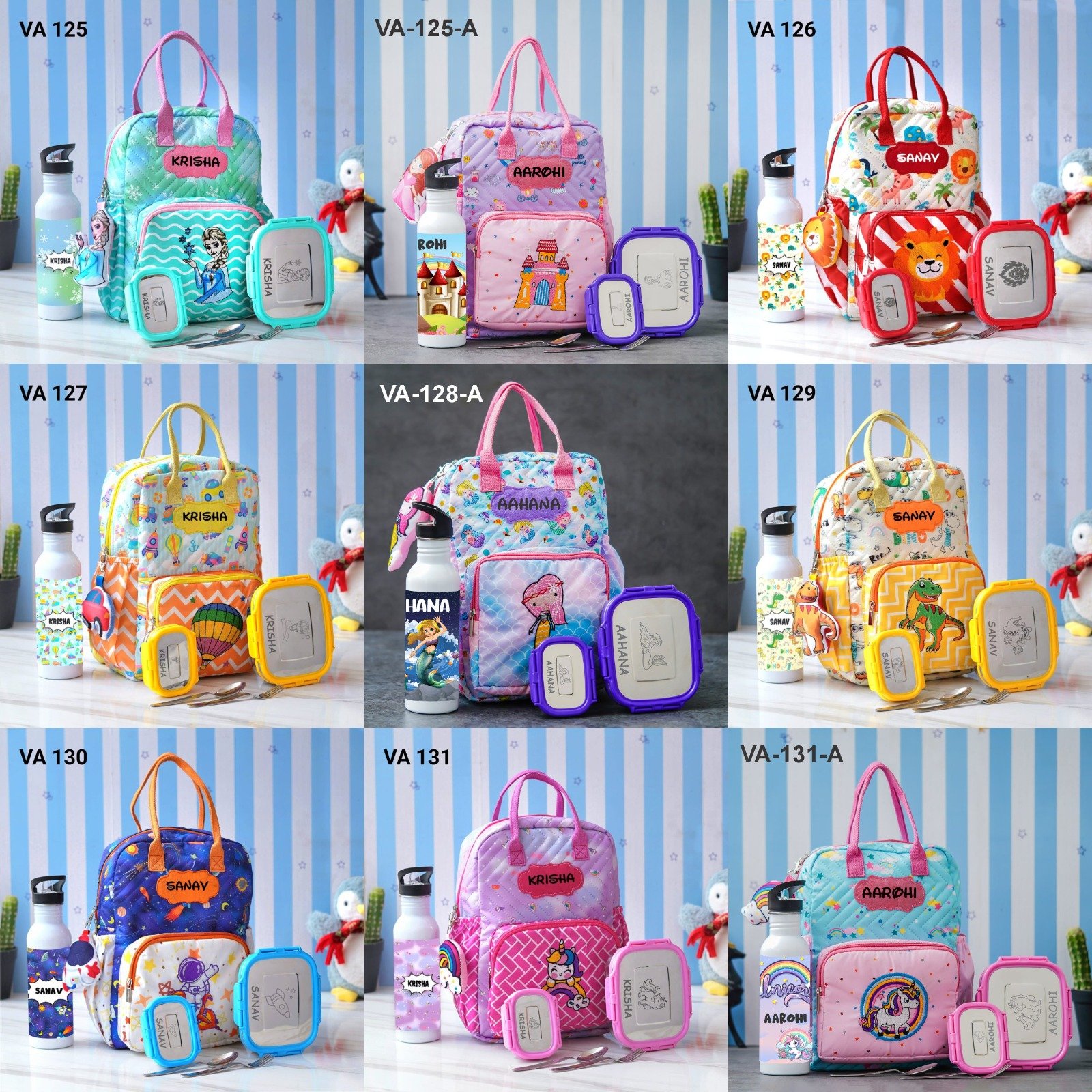 Personalised Box bagpack full combo 