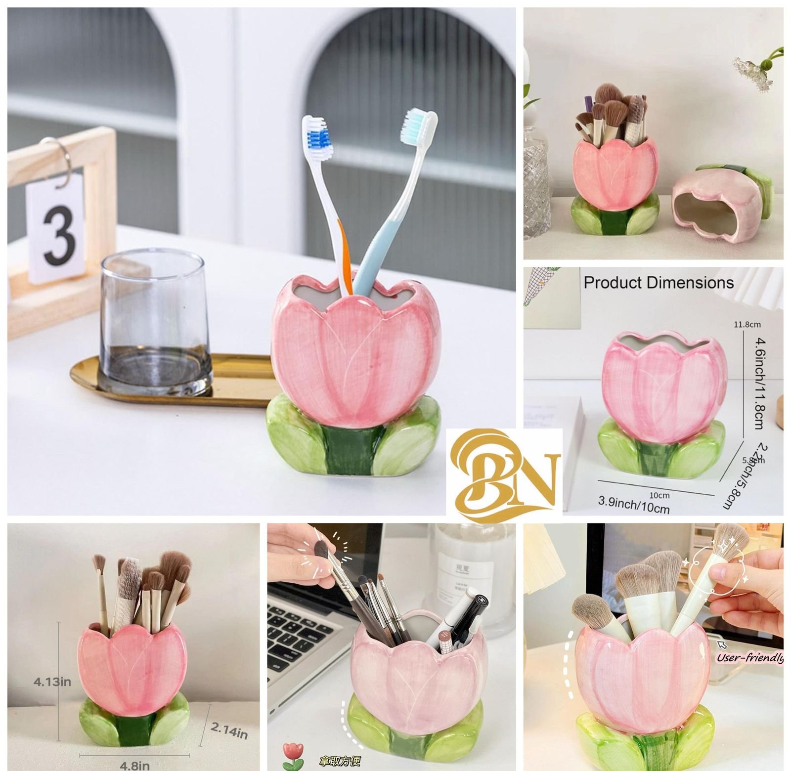 Ceramic Tulip Holder Stand 
