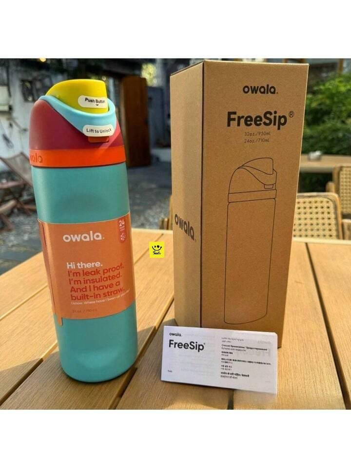 OWALA FREESIP INSULATED STAINLESS STEEL WATER BOTTLE 