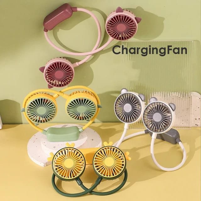 Rotatable Hand-Free Neck Fan