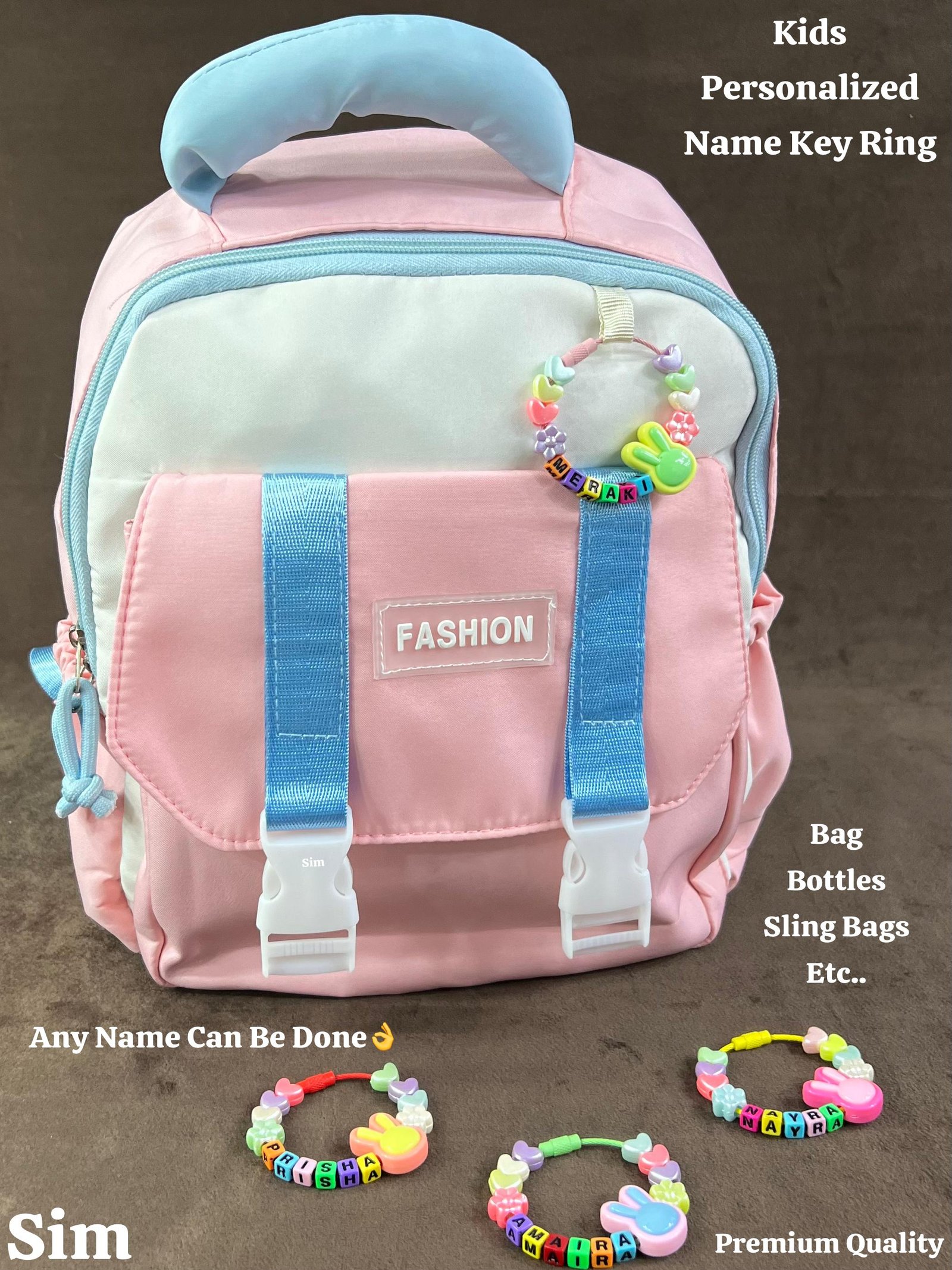 Personalized Bunny Keychain????????