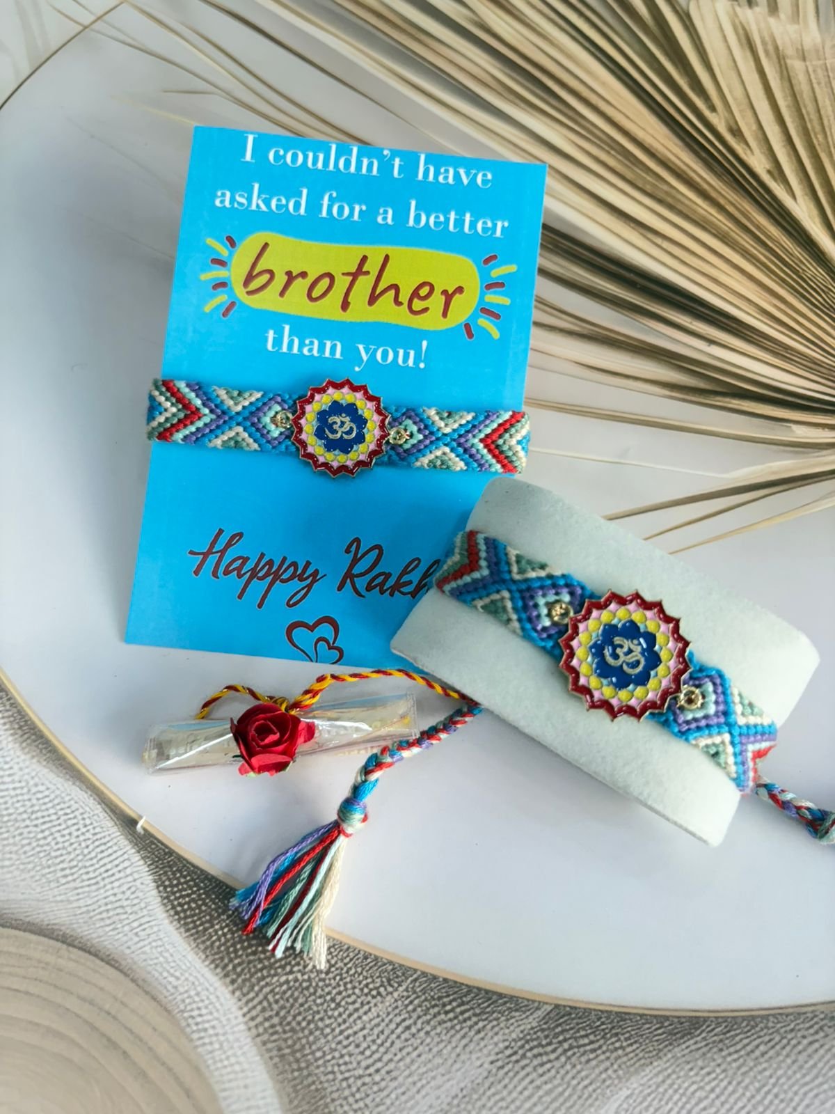 Exclusive Om Handmade weaved band for Rakhi 