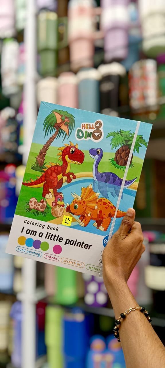 COLORING BOOK AND SCRATCH BOOK IN ONE