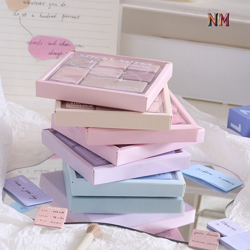Mini Pastel Sticky Notes Set Tear-Off Memo Pads 