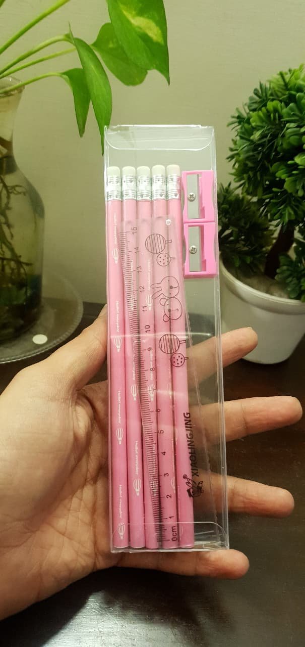 Cow Milk Van Metal Pencil Box with Stationery ???? 