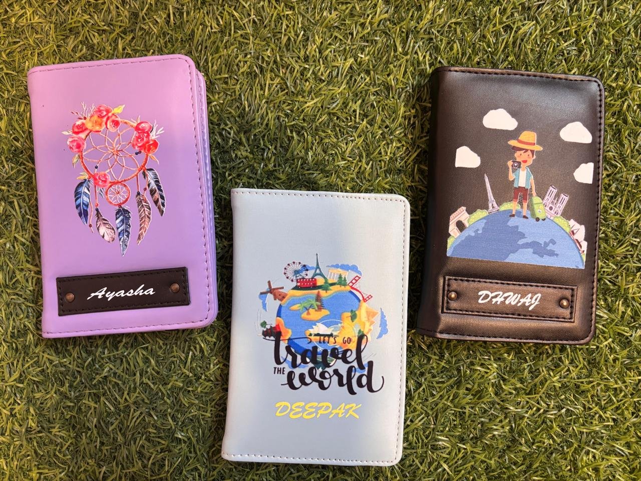 Personalized Passport and bag tag combo