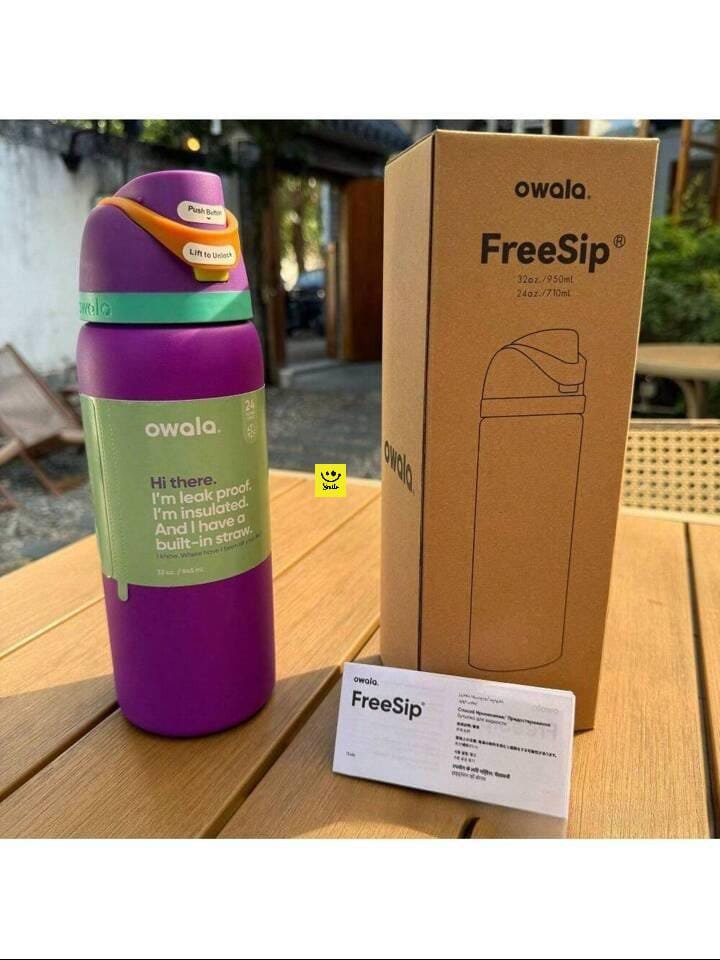 OWALA FREESIP INSULATED STAINLESS STEEL WATER BOTTLE 