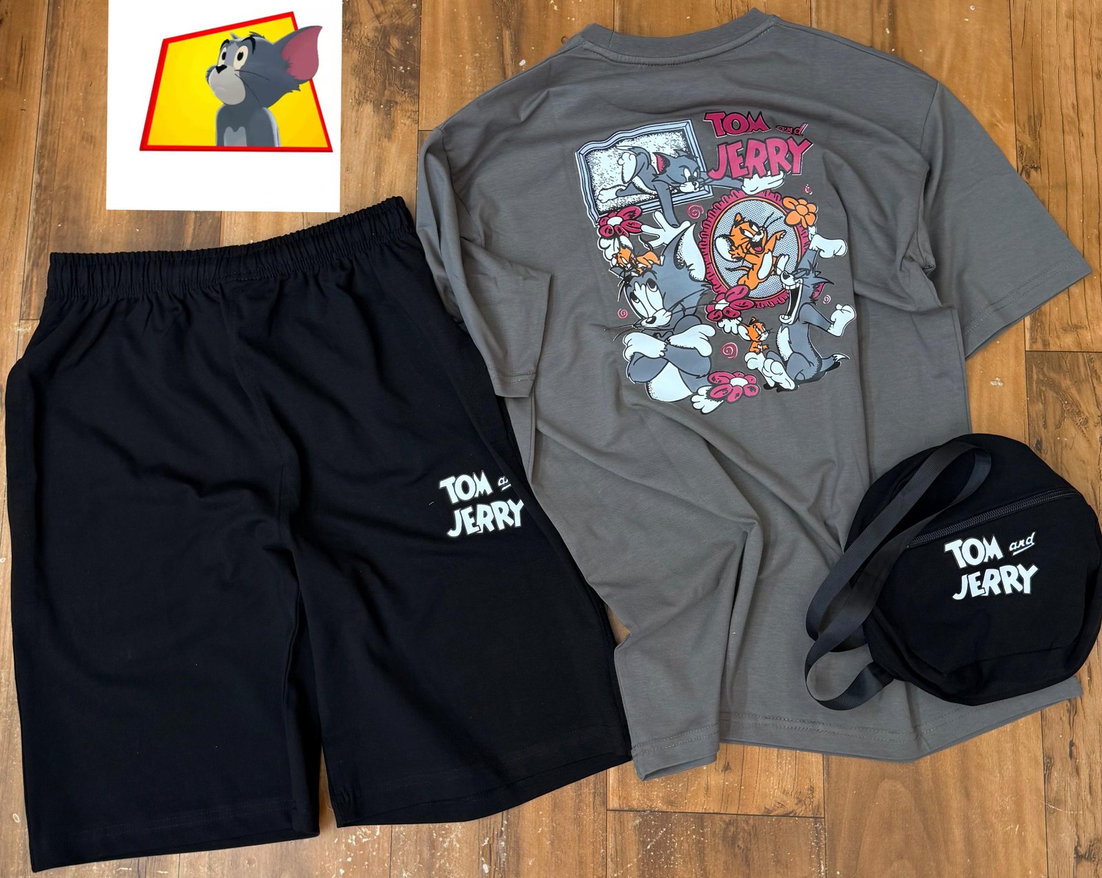 TOM & JERRY CORD SETS WITH BAG