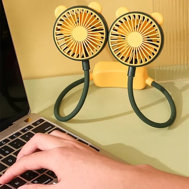 Rotatable Hand-Free Neck Fan