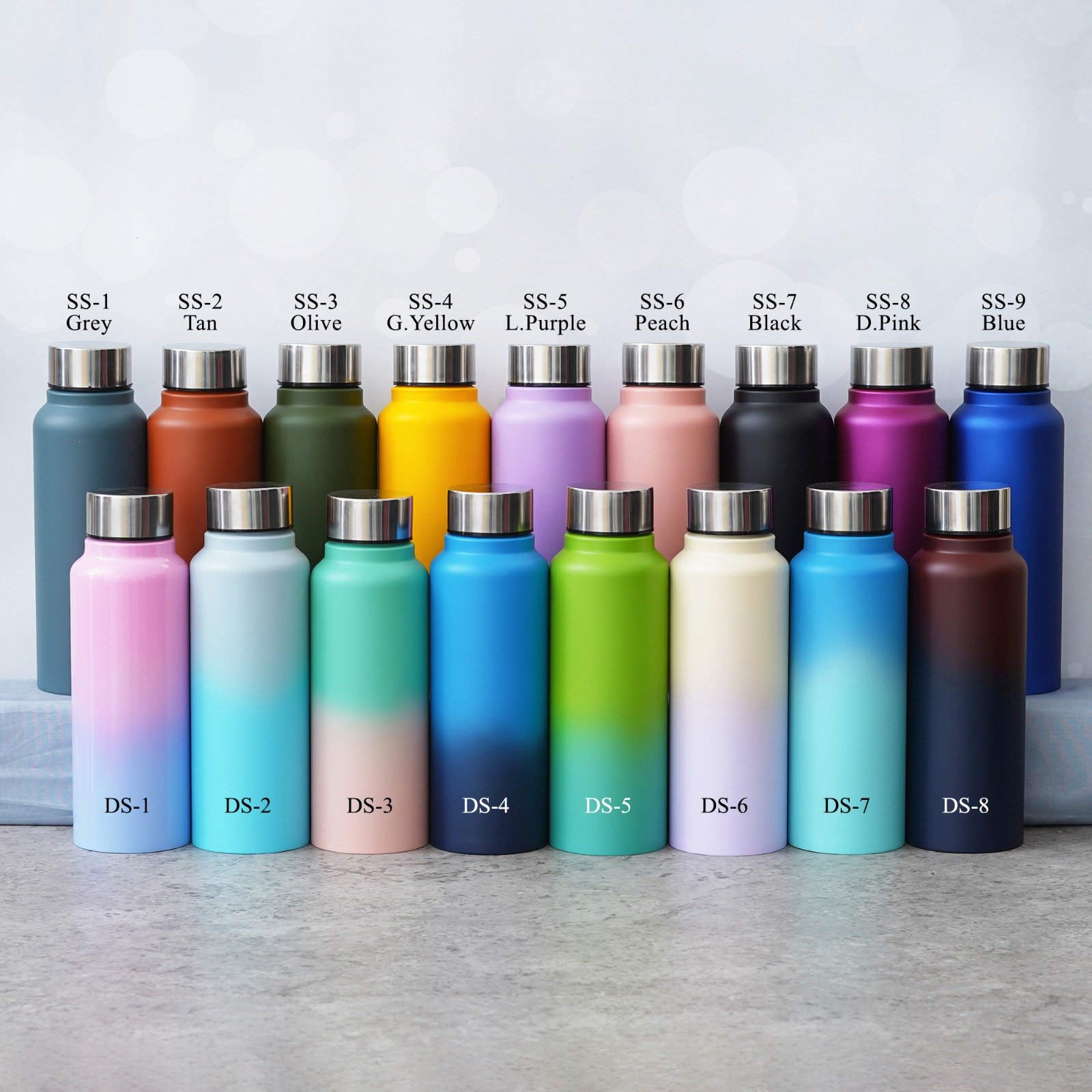 Classic  steel bottle.