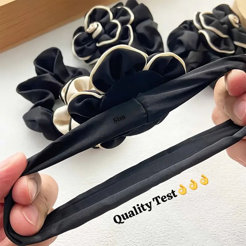 Korean Style Hi Quality Flower Hair Rubber Bands❤