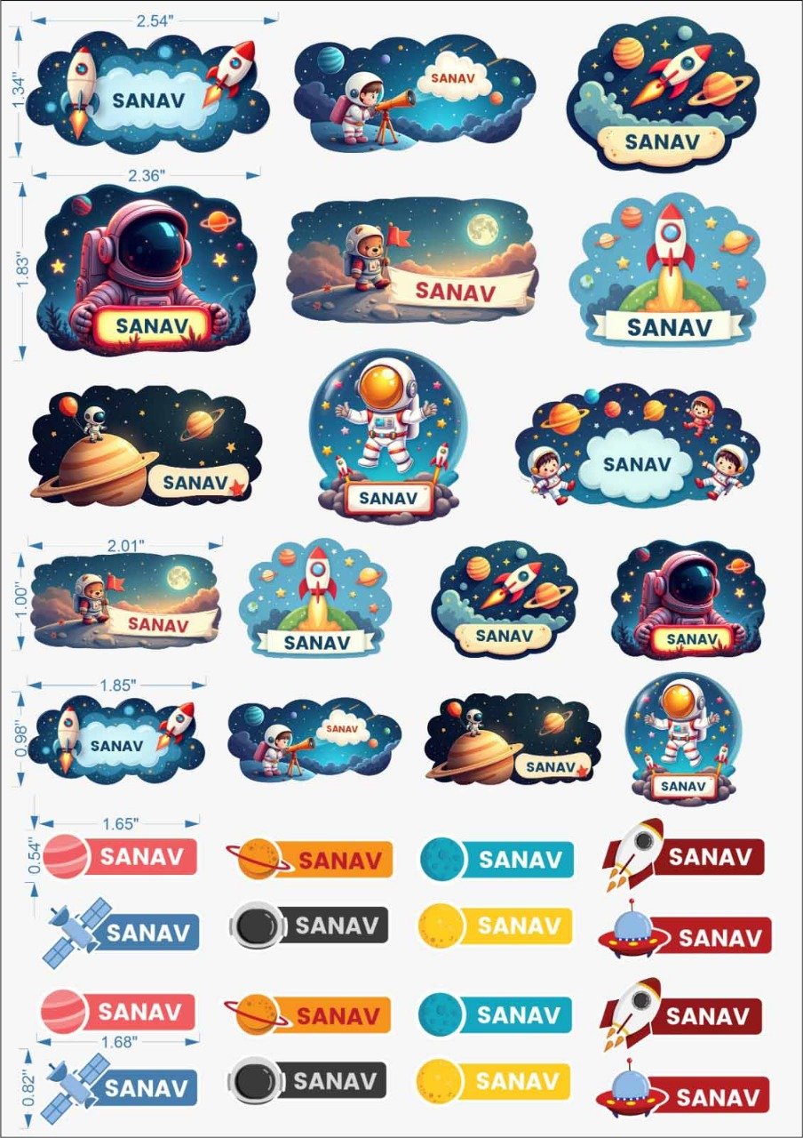 Kids Sticker Sheet