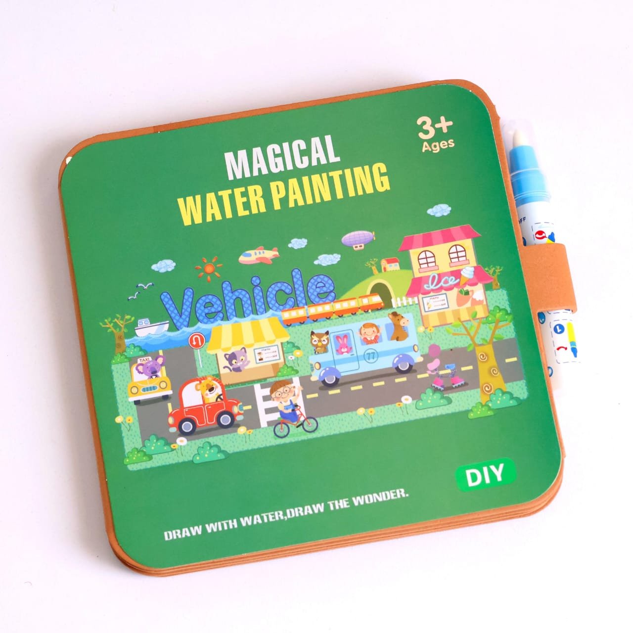 Creative Water Painting & Sticker Doodle Book