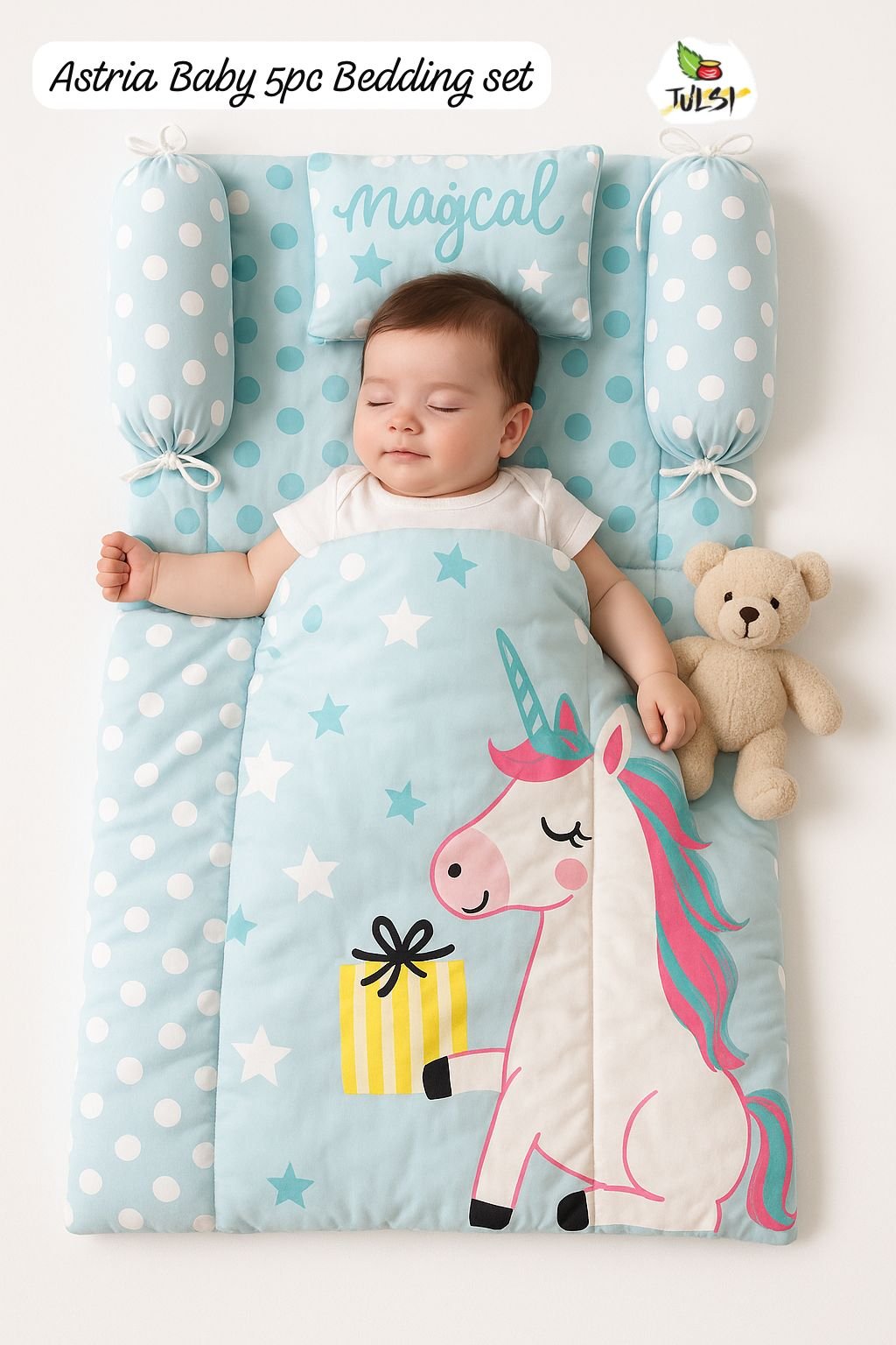 BABY 5PC BEDDING SET 