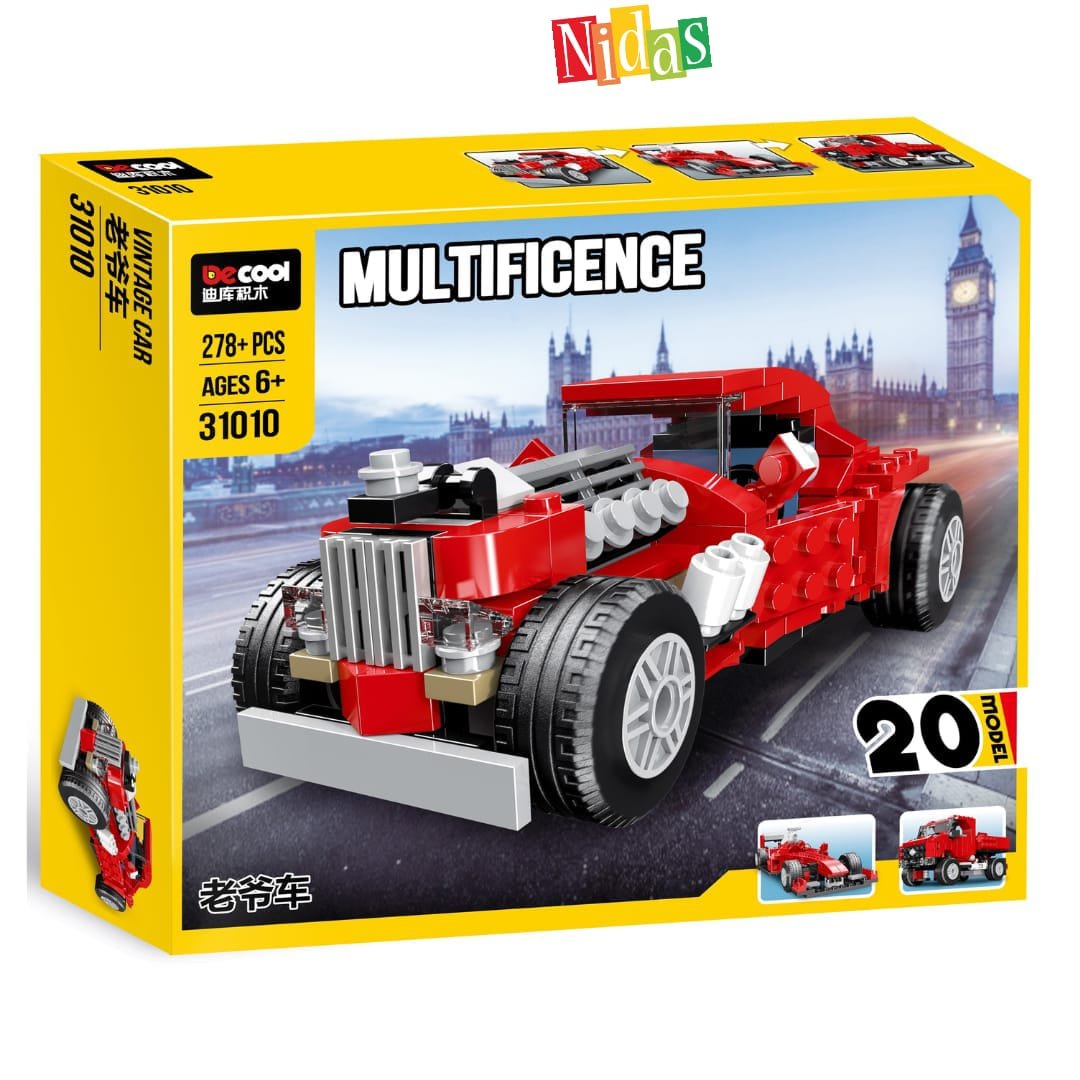 Vintage Car building block set