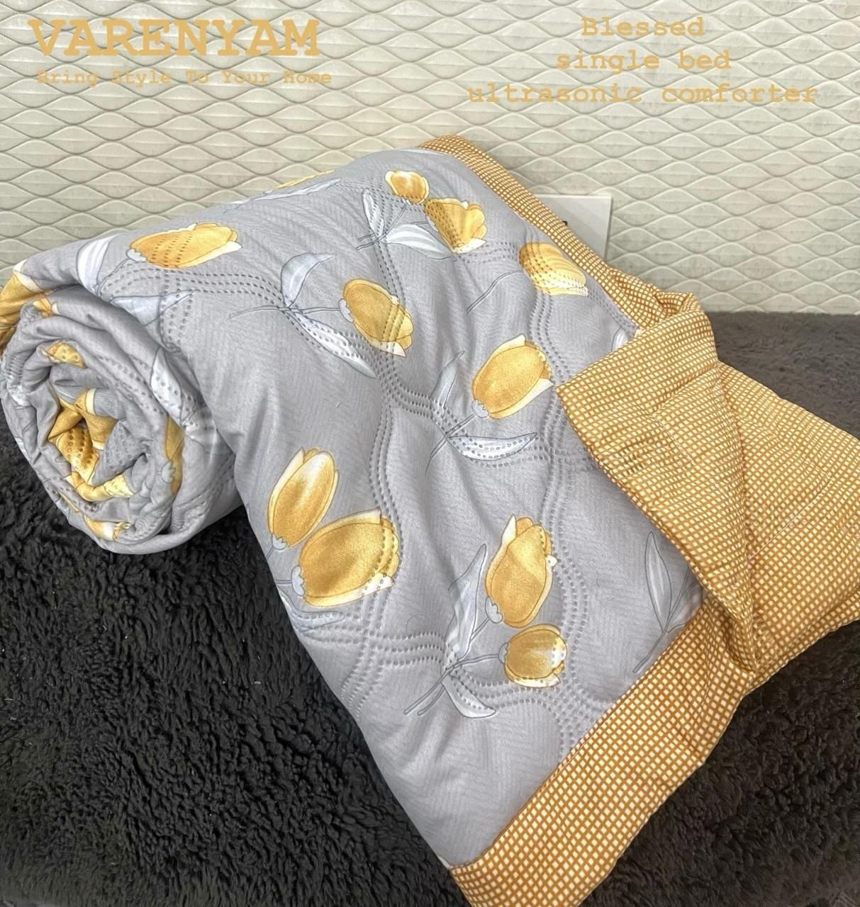 Premium SINGLE Bed Ultrasonic AC Comforters 