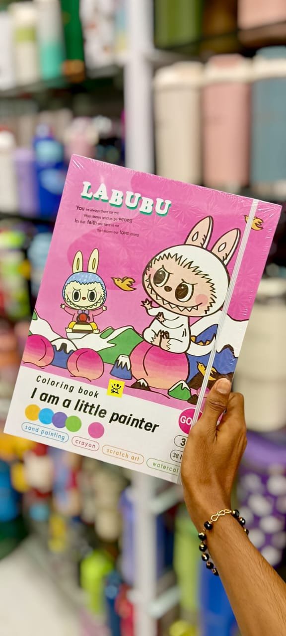 COLORING BOOK AND SCRATCH BOOK IN ONE