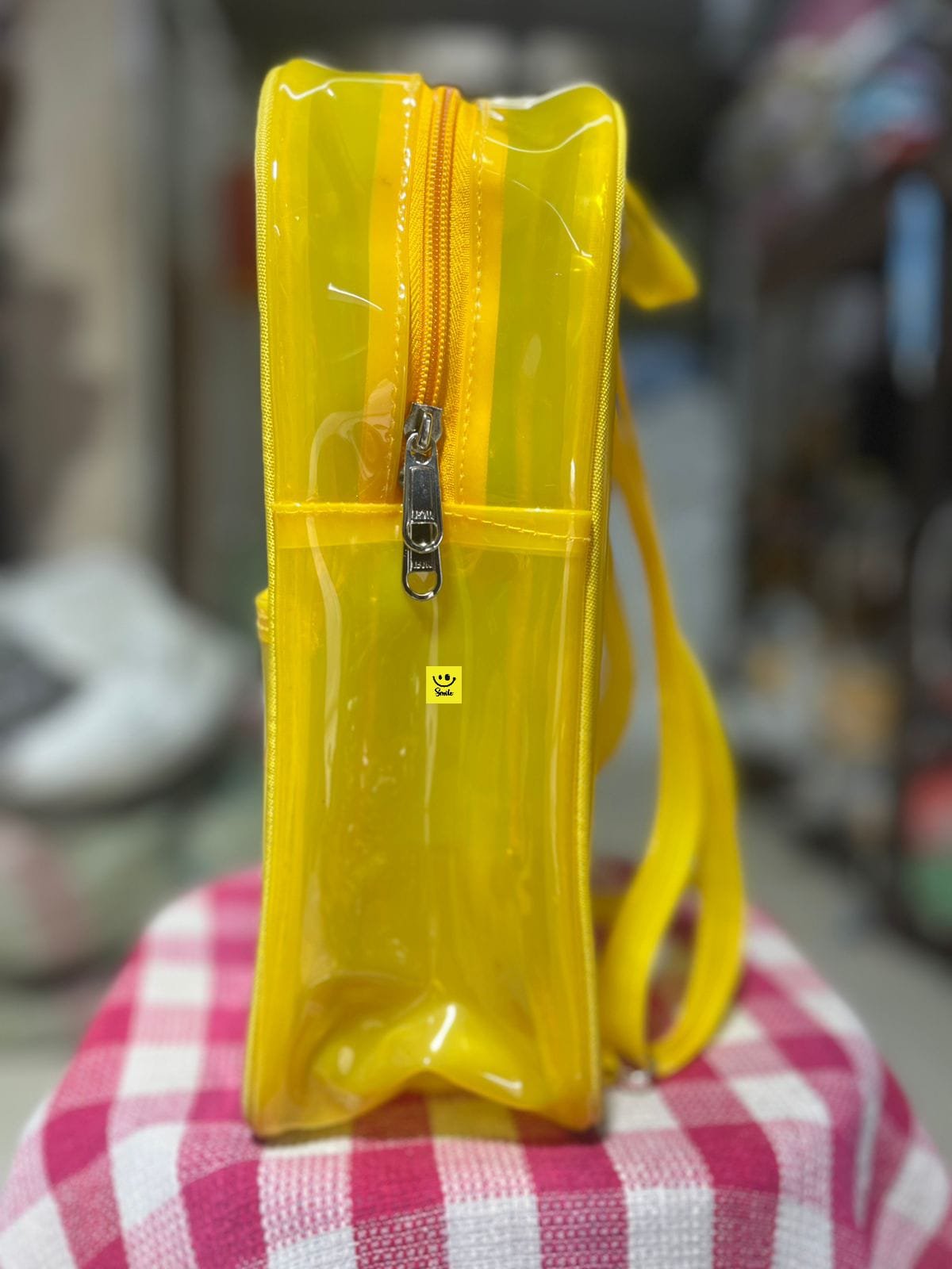 TRANSPARENT WITH PRINT BAG PACK FOR KIDS