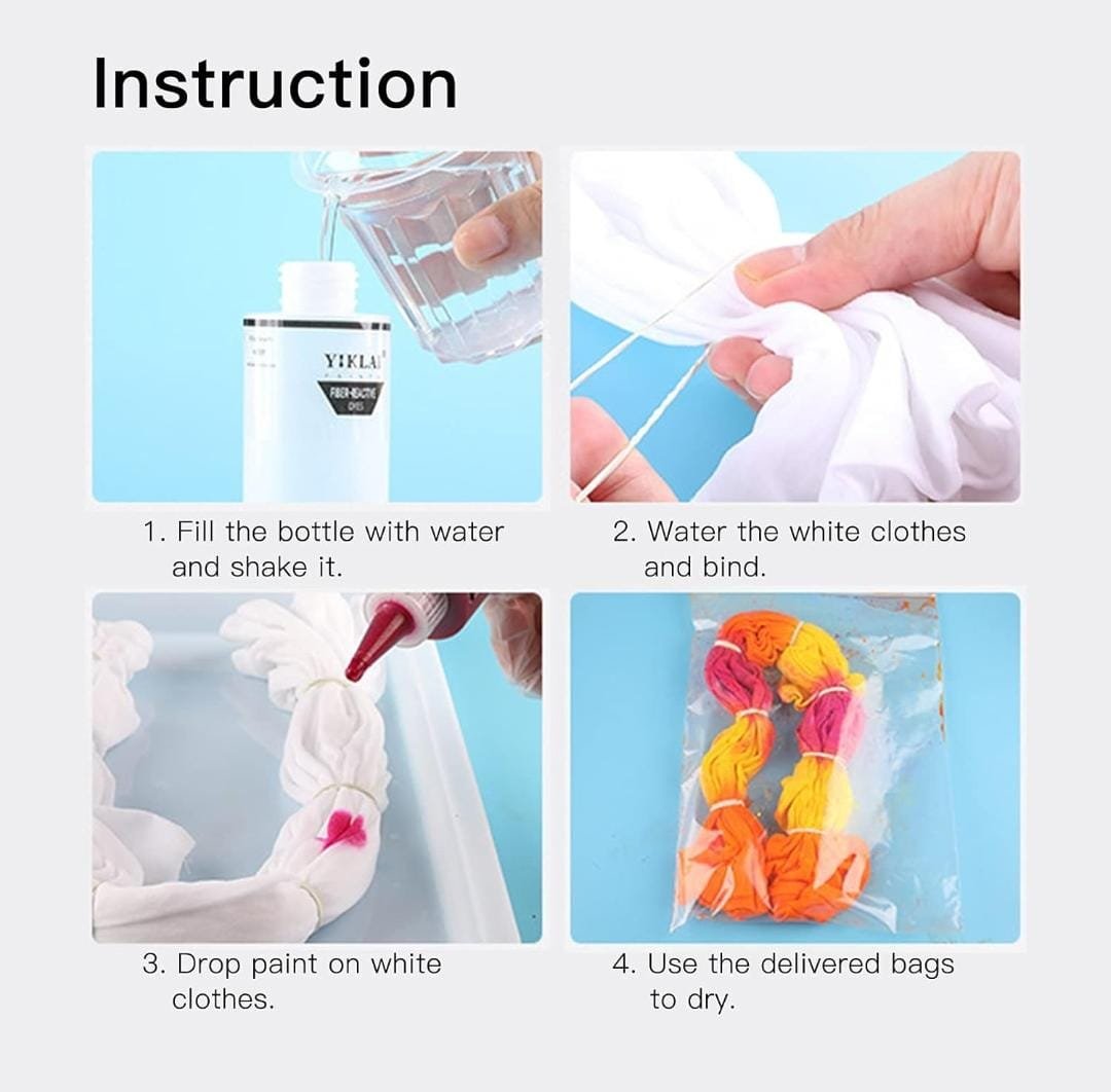  DIY Tie Dye Kits Fabric Dye Set