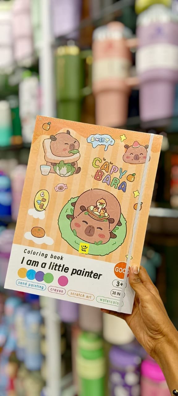 COLORING BOOK AND SCRATCH BOOK IN ONE