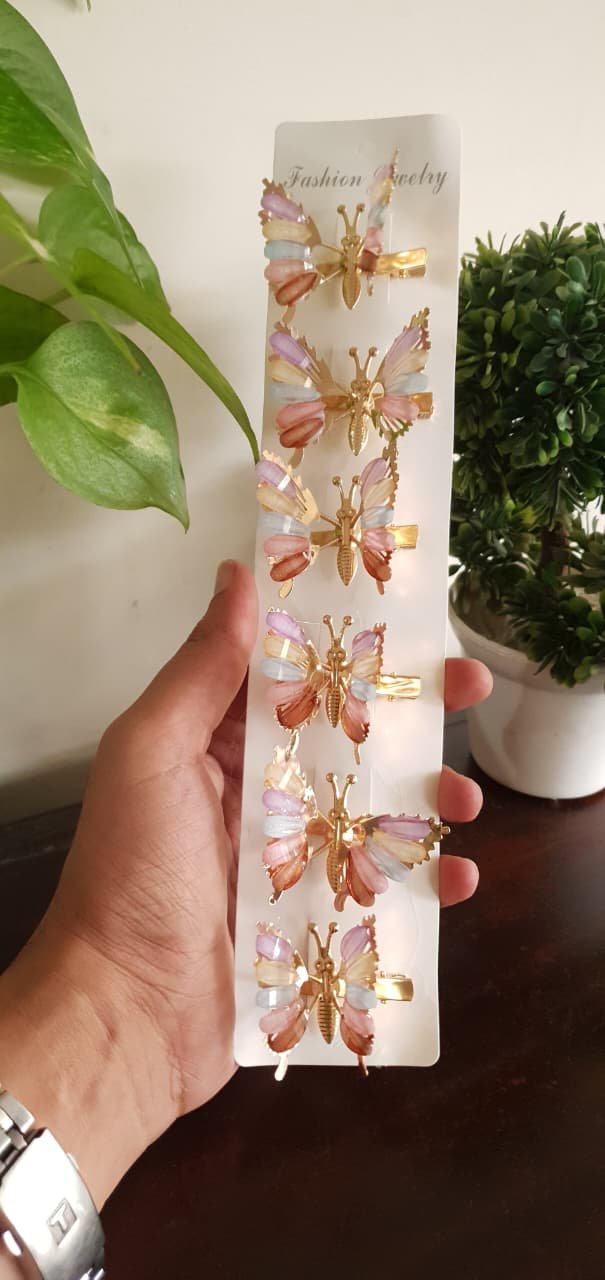 Metal Butterfly  Hairpins ???? 