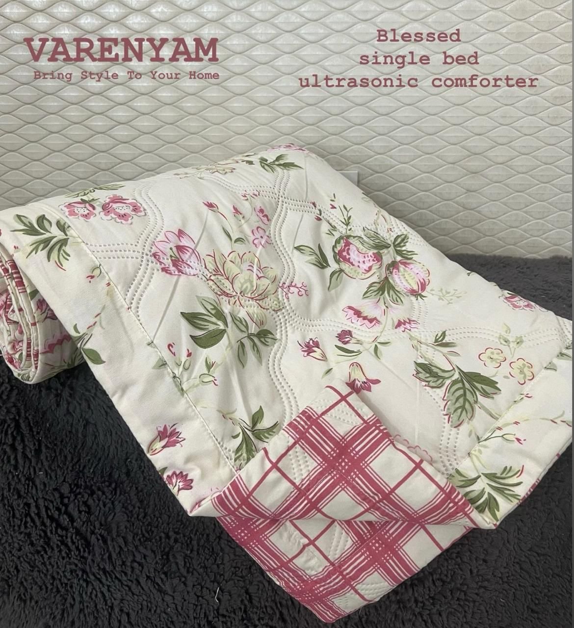 Premium SINGLE Bed Ultrasonic AC Comforters 