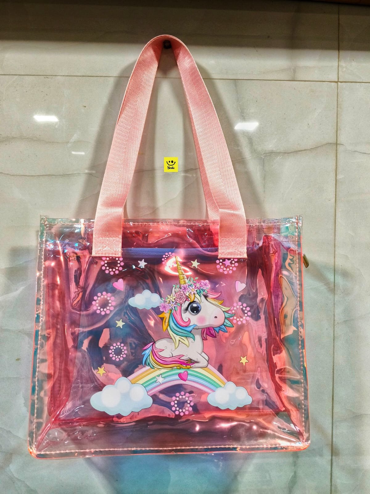 New holographic totes or handy bags with zip