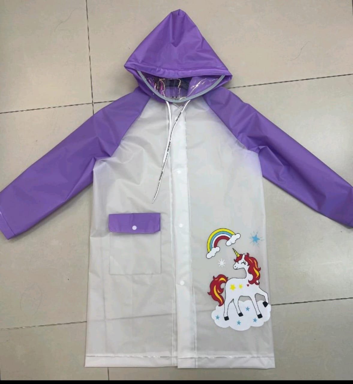 Space n unicorn raincoat 