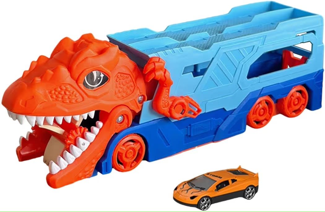 Dinosaur Transporter Truck Novelty Electric Light and Sound