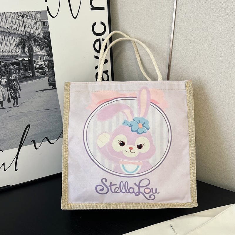 Handbag Simple Student Cartoon Canvas Bag   Lunch Bag