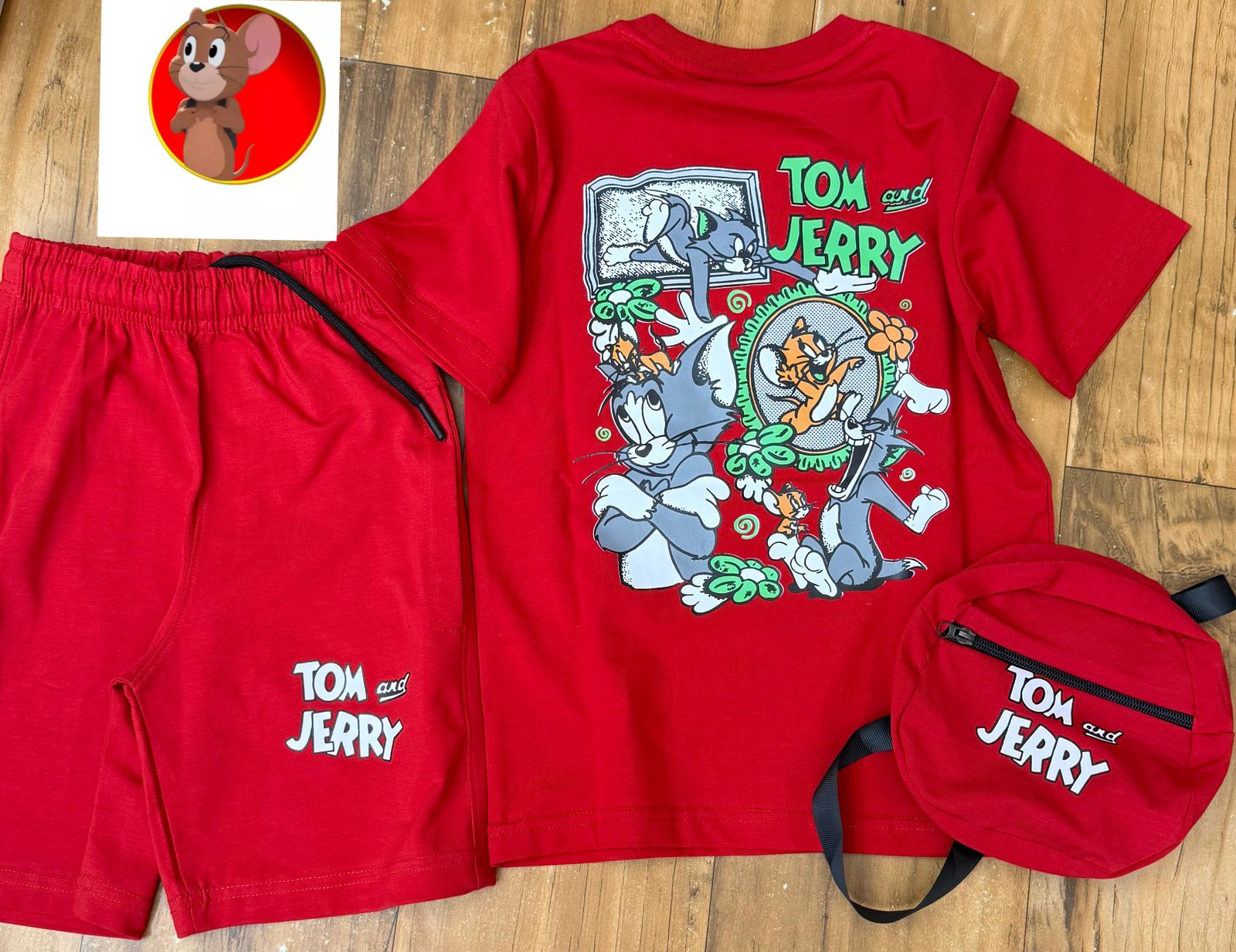 TOM & JERRY CORD SETS WITH BAG