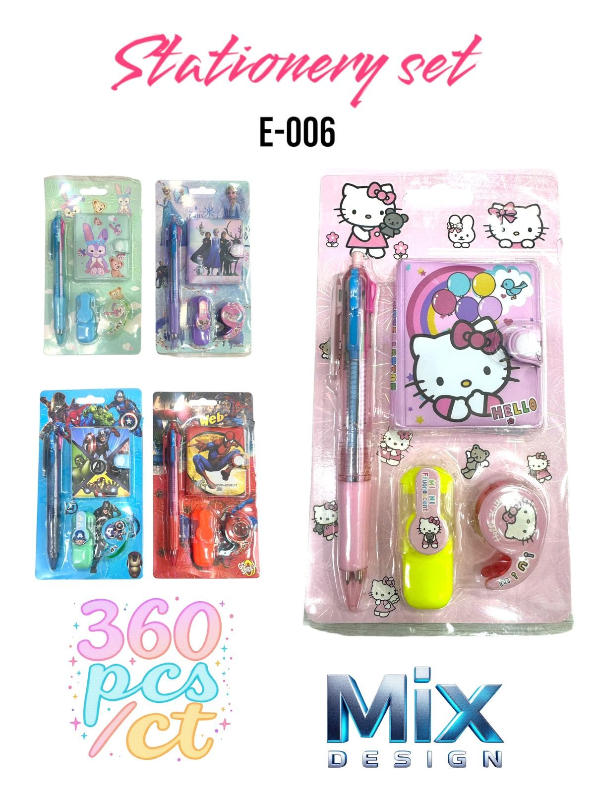 Stationery set MOQ-12