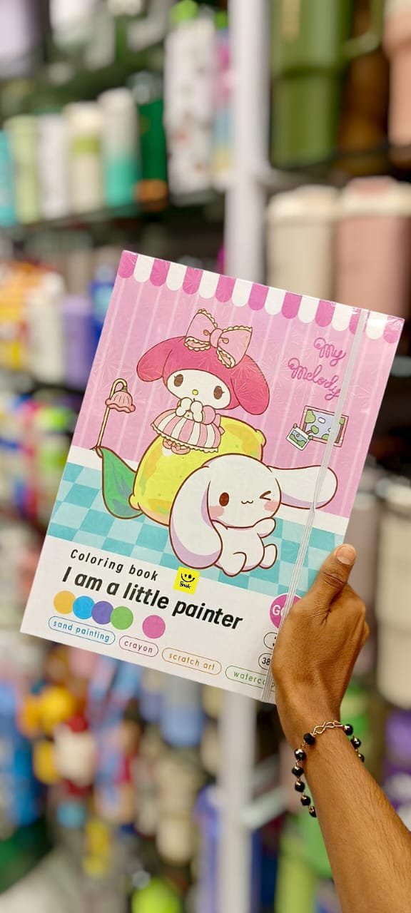 COLORING BOOK AND SCRATCH BOOK IN ONE