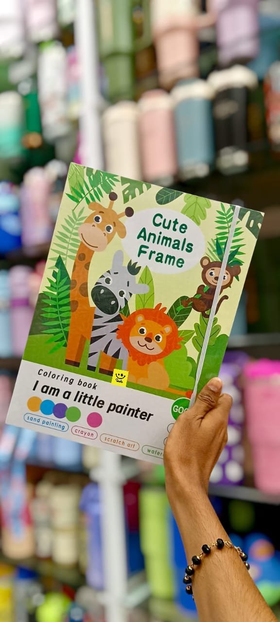 COLORING BOOK AND SCRATCH BOOK IN ONE