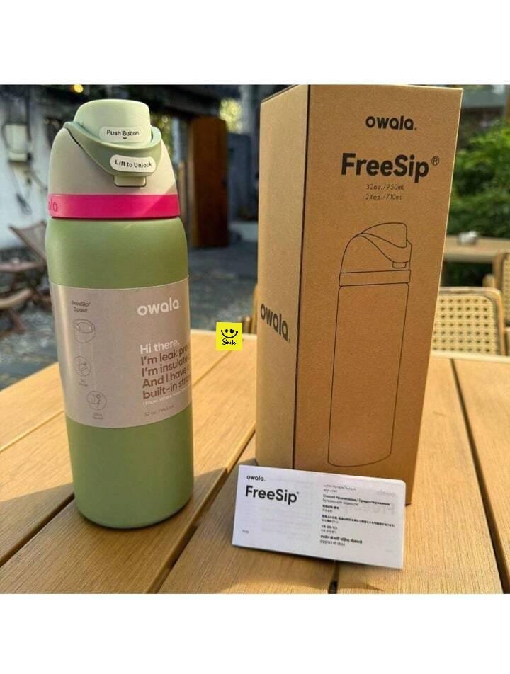 OWALA FREESIP INSULATED STAINLESS STEEL WATER BOTTLE 