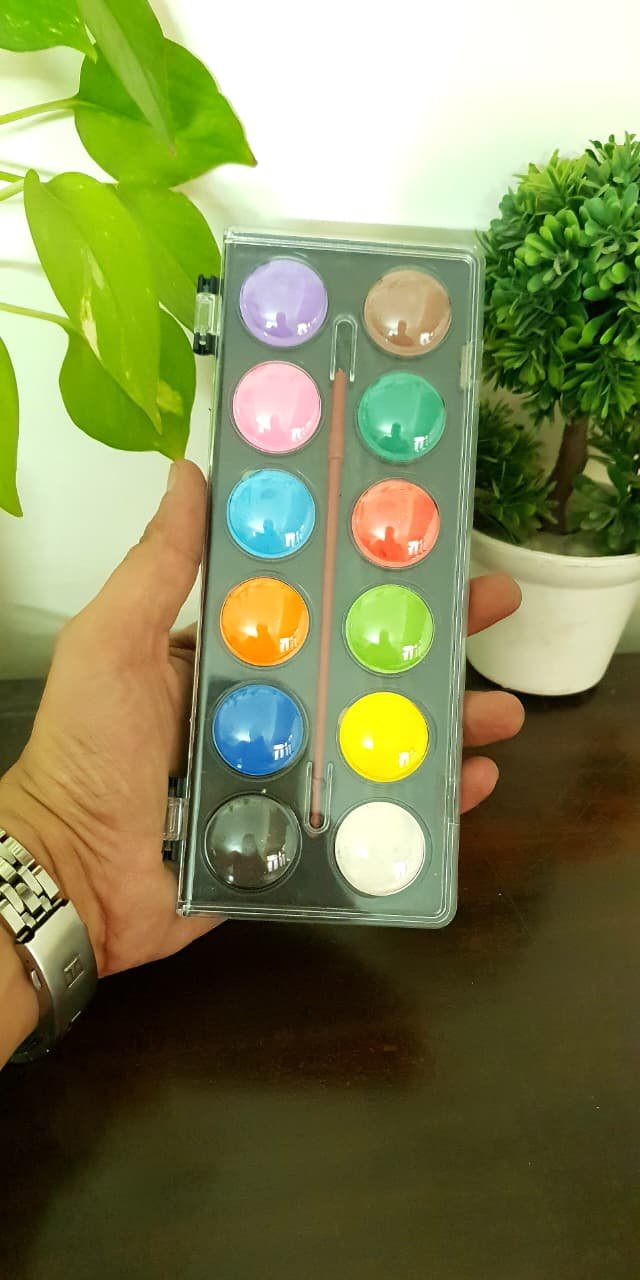 Watercolor Palette with Brush MOQ-12