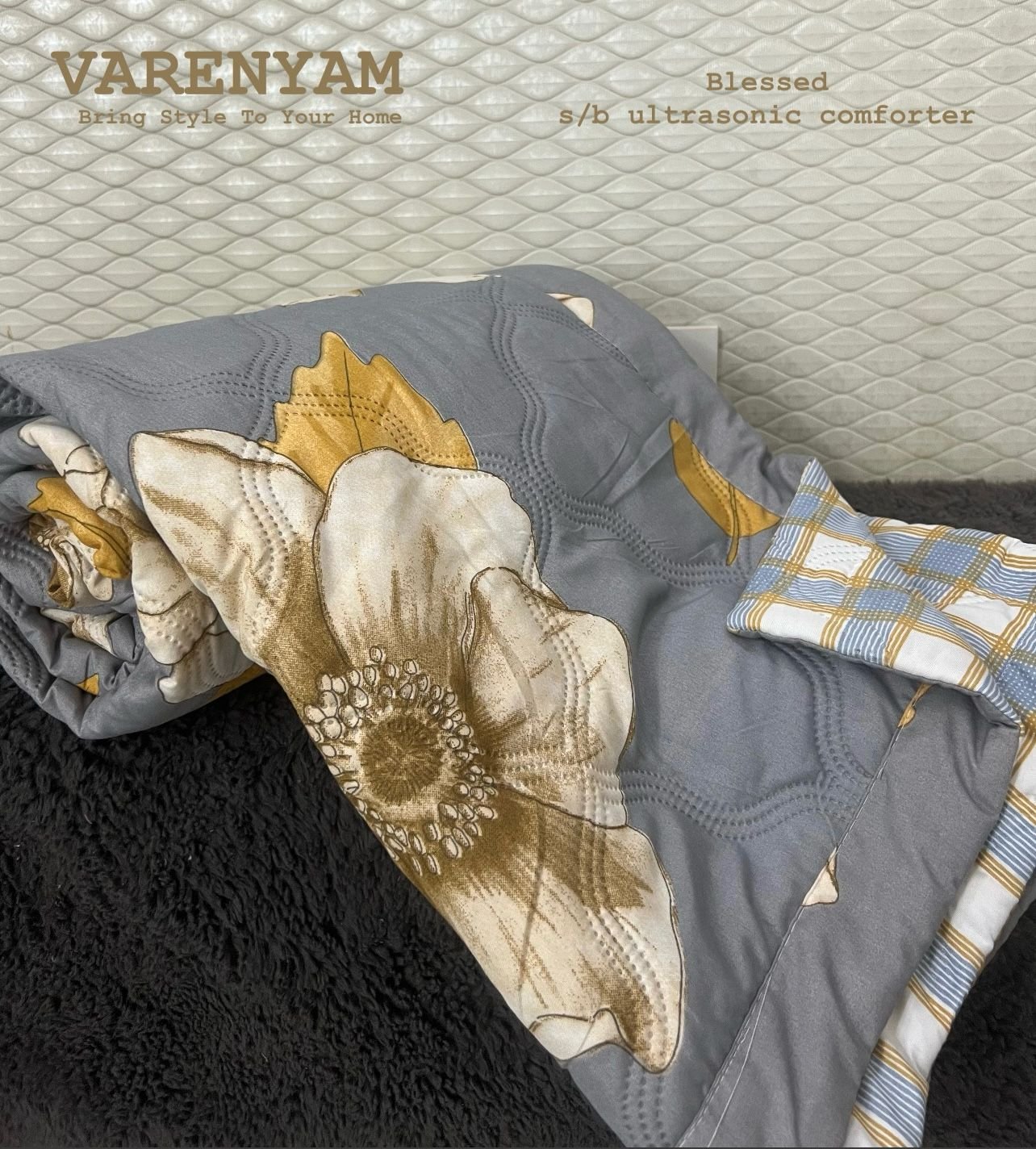 Premium SINGLE Bed Ultrasonic AC Comforters 