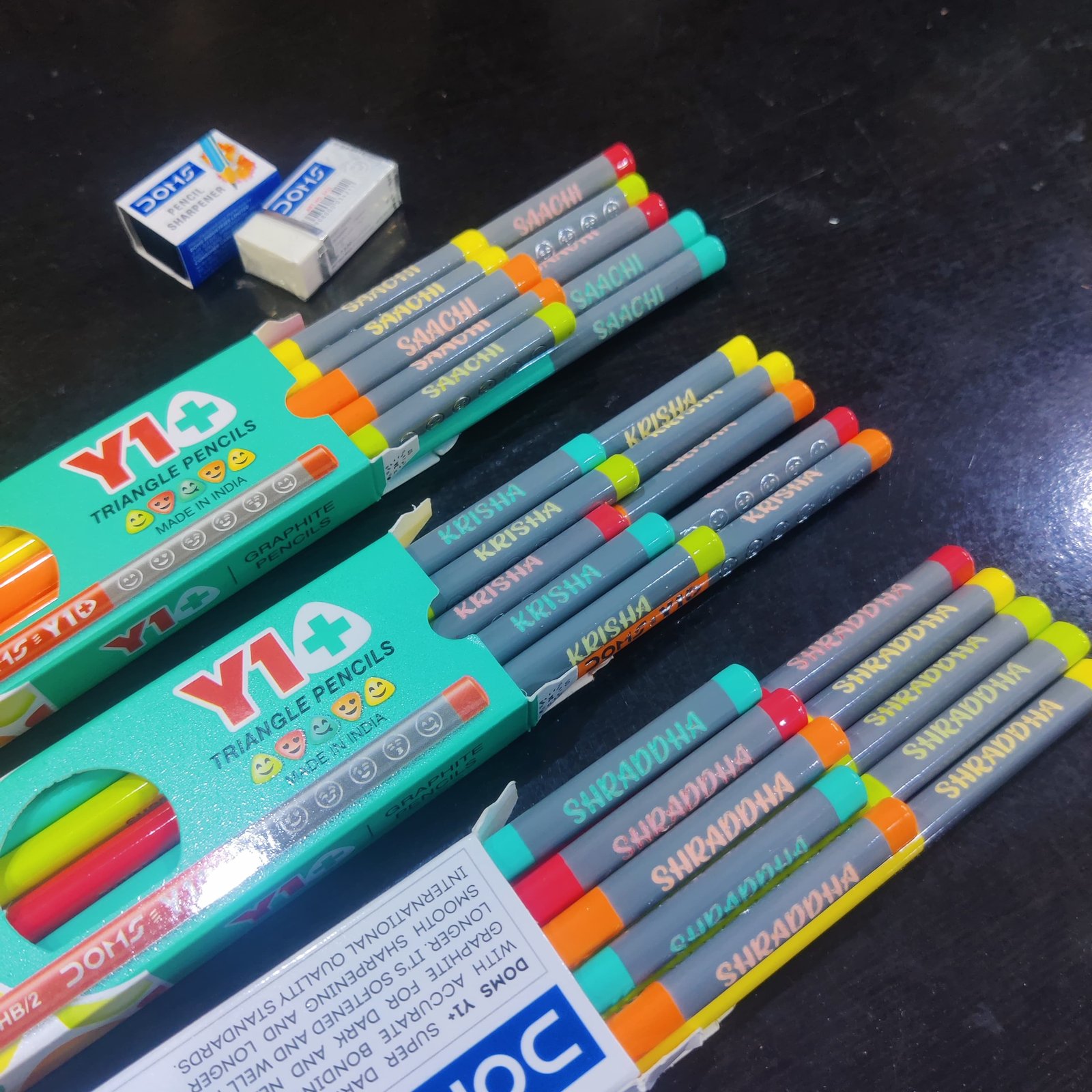 Personalised Doms pencil packet