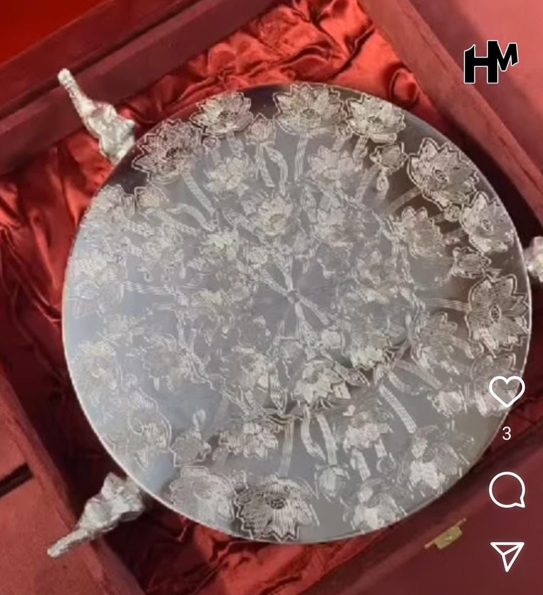 *Aluminium Elephant platter for Your Gifting needs!* ????