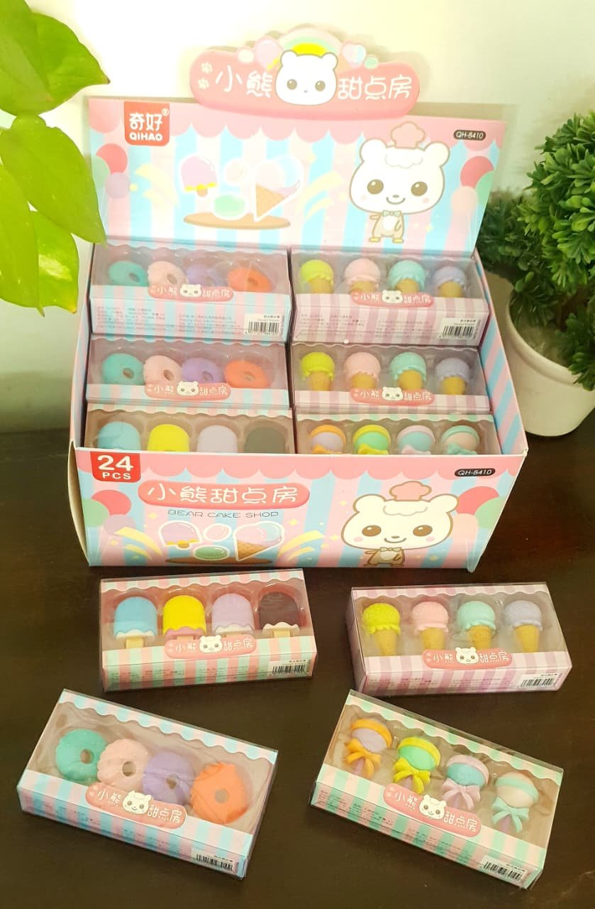 Dessert Eraser in Blister Box Packing