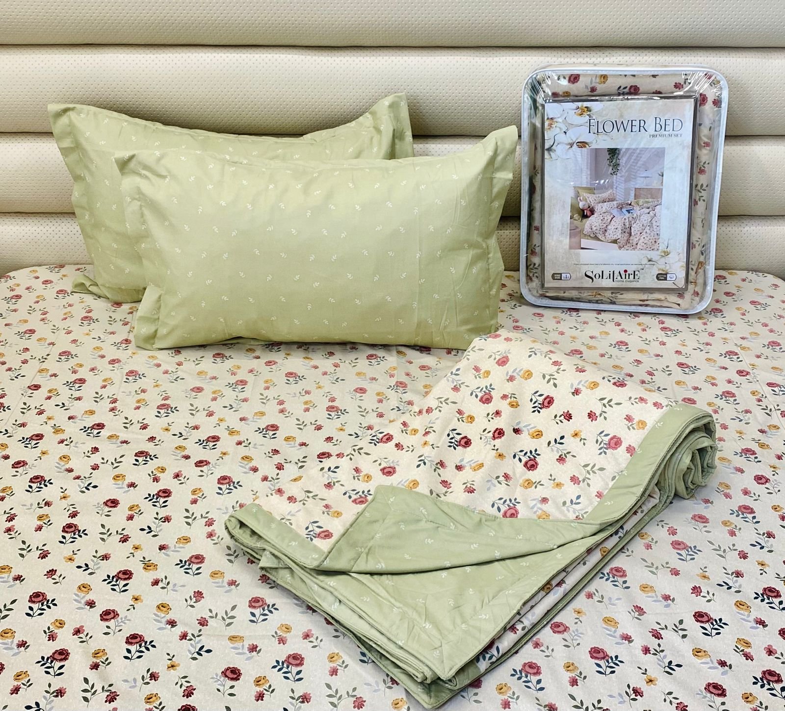 Flower bed king sized Dohar set 