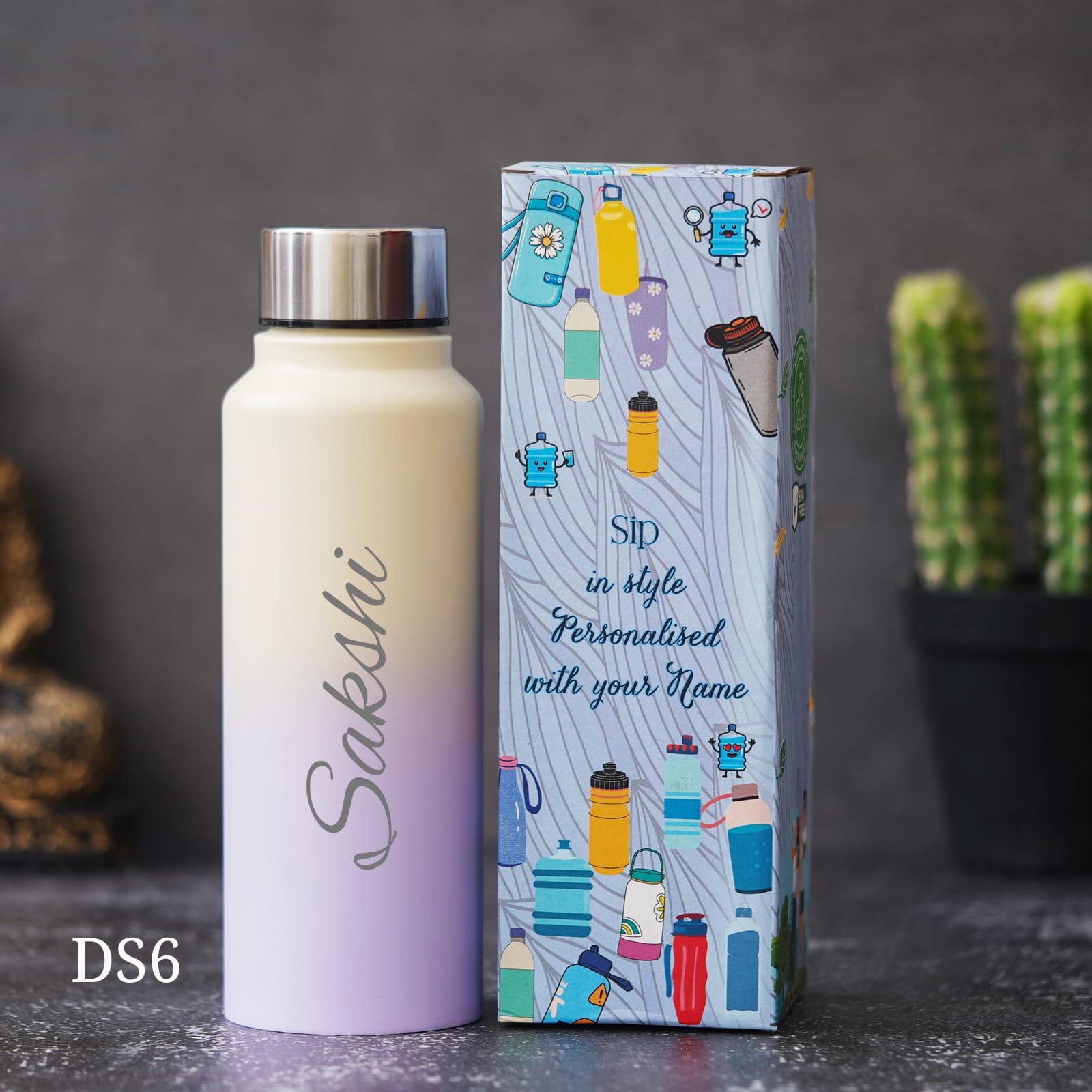 Classic  steel bottle.