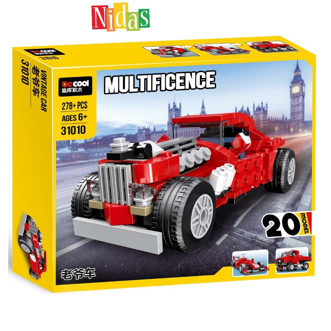 Vintage Car building block set