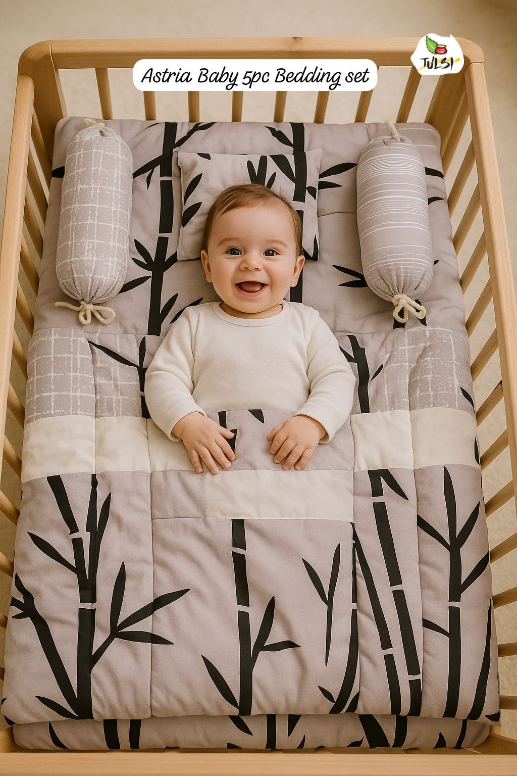 BABY 5PC BEDDING SET 