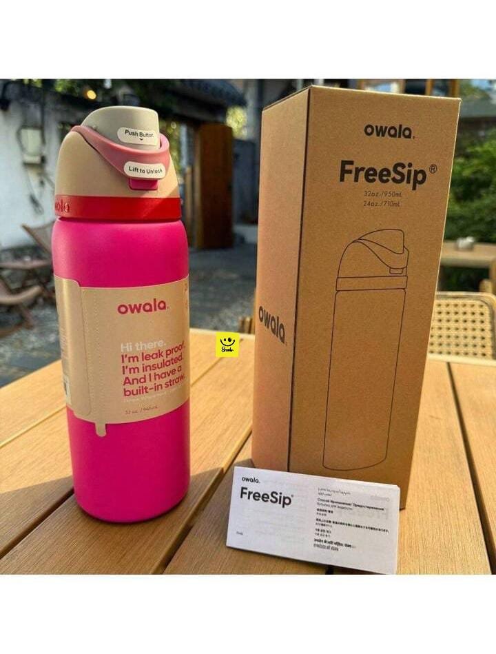 OWALA FREESIP INSULATED STAINLESS STEEL WATER BOTTLE 