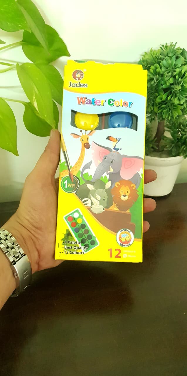 Watercolor Palette with Brush MOQ-12