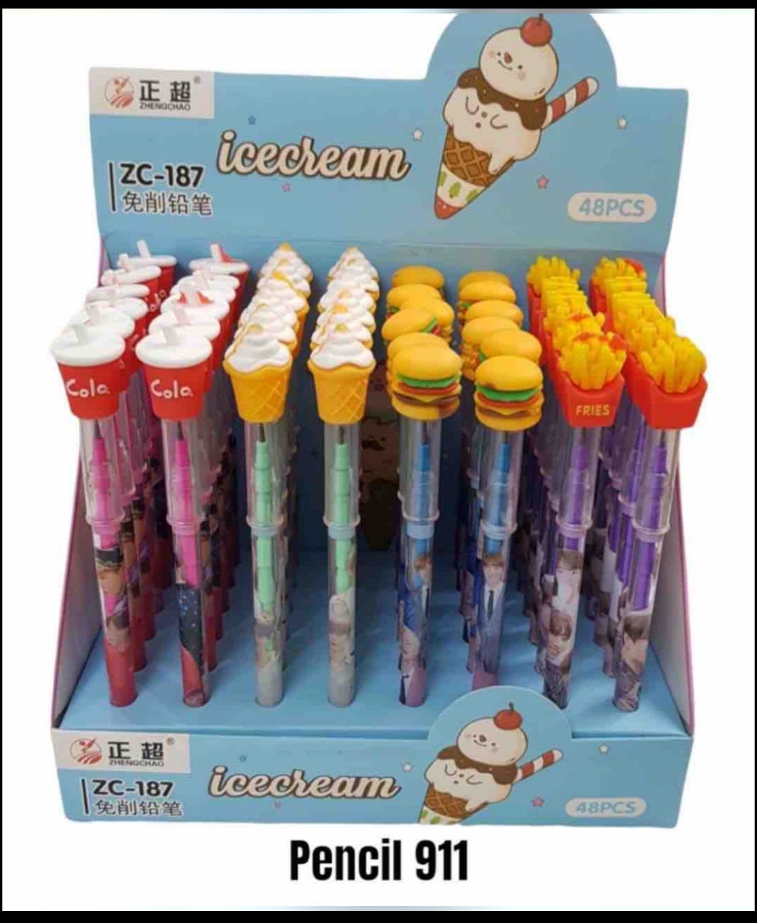 Pencil moq 48 pc box